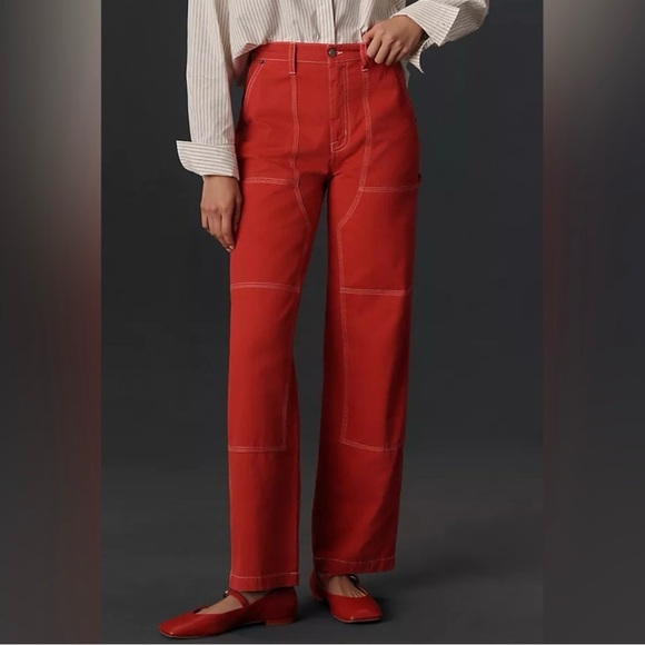 Pistola red cargo pants size 25 - Picture 4 of 7